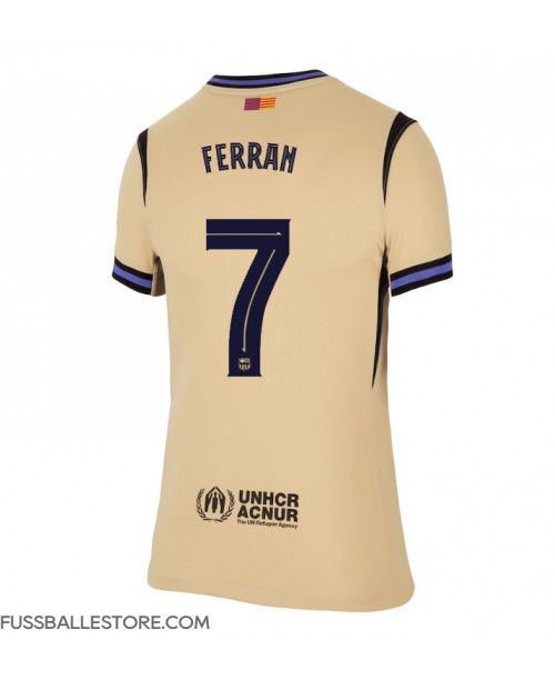 Günstige Barcelona Ferran Torres #7 Auswärtstrikot Damen 2025-26 Kurzarm Günstige Barcelona Ferran Torres #7 Auswärtstrikot Damen 2025-26 Kurzarm